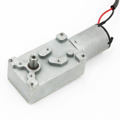 12 V Gleichstrom, tropfsicherer elektrischer Mikro-Schneckengetriebemotor, Bürstengetriebemotor mit niedriger Drehzahl und Untersetzungsgetriebe